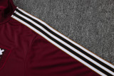 2025-26 Mens Arsenal Red Retro Edition  half pull Training suit