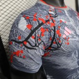 2025-26 Mens Japan Special Edition grey  Player Version Soccer Jersey