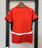 2025-26  Mens Egypt  home Red soccer Jersey