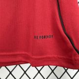 2025-26 Women  Manchester United red home Soccer Jersey