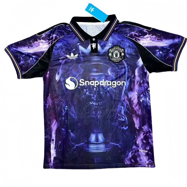 2025-26  Mens Manchester United Purple Soccer Jersey