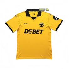 2025-26 Mens Wolves home yellow  Fans Soccer Jersey