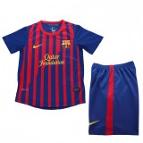 2011-12 Kids Barcelona home Retro soccer jersey