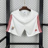 2025-26 Mens Benfica home white Shorts Pants