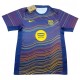 2025-26 Mens Barcelona blue stripe  soccer Jersey