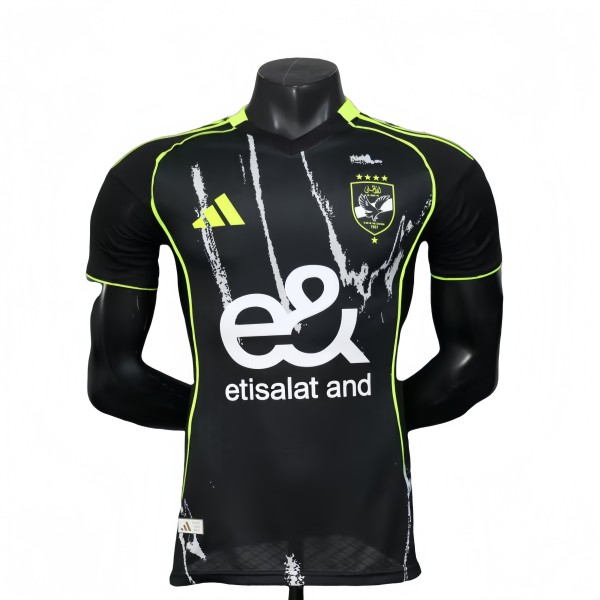 2025-26 Mens AL AHLY SC away black  Player  Soccer Jersey