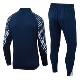 2025-26 Mens PSG Half pull royal blue Training suit