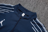 2025-26 Mens PSG Half pull royal blue Training suit
