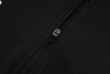 2025-26 Mens PSG Paris black half pull Tracksuit suit