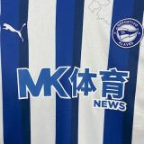 2025-26 Mens Deportivo Alaves home  soccer jersey