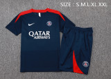 2025/26 Mens PSG Upper Blue short training suit