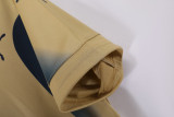 2006 Mens Italy goalkeeper  Retro   yellow Soccer Jersey