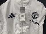 2025-26 Mens Manchester United white new embroidery  windbreaker