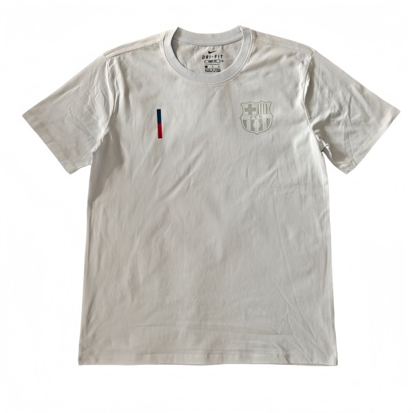 2025-26 Mens Barcelona LAMINE YAMAL white  cotton T-shirt  soccer Jersey