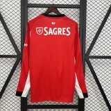 2025-26 Men's  Benfica  Home red  Long Sleeve soccer jersey