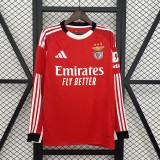 2025-26 Men's  Benfica  Home red  Long Sleeve soccer jersey