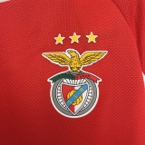 2025-26 Men's  Benfica  Home red  Long Sleeve soccer jersey