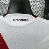 2025-26 Mens River Plate home Player Version  Long Sleeve  Jersey