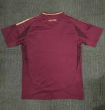 2024-25  Mens Roma home red soccer Jersey