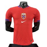 2025-26  Mens  Norway home red  Player version soccer jersey