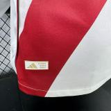 2025-26 Mens River Plate home Player Version  Long Sleeve  Jersey