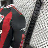 2025-26 Mens River Plate away Player Version  Long Sleeve  Jersey