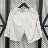 2025-26 Mens Arsenal  home white  Shorts Pants