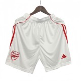 2025-26 Mens Arsenal  home white  Shorts Pants