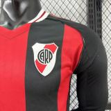 2025-26 Mens River Plate away Player Version  Long Sleeve  Jersey
