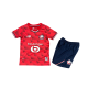 2025-26 Kids Lille  home red soccer jersey