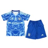 2025-26 Kids Tigres UANL  away blue soccer Jersey