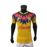 2025-26 Mens  Club America yellow home Player Version Soccer Jersey