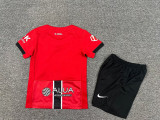 2025-26 Kids  Mallorca home red Fans Soccer Jersey