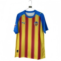 2025-26 Mens Valencia Third away yellow soccer Jersey