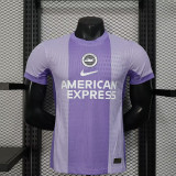 2025-26 Mens Brighton away   Player purple Soccer Jersey