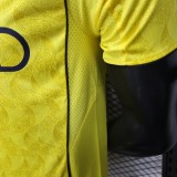 2025-26 Mens Al-Nassr home yellow  Player soccer Jersey