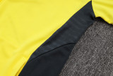 2025-26 Mens Real Madrid yellow Jacket Training Suit