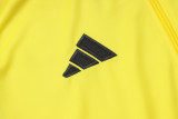 2025-26 Mens Real Madrid yellow Jacket Training Suit