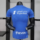 2025-26 Mens Al-Hilal home blue  Player version soccer jersey