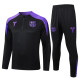 2025-26 Mens Barcelona black Half pull   Training  suit