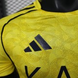 2025-26 Mens Al-Nassr home yellow  Player soccer Jersey