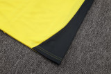 2025-26 Mens Real Madrid yellow Jacket Training Suit