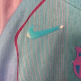 2025-26 Kids Barcelona Special Edition blue soccer jersey