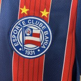 2025-26 Kids BaHia away red Fans Soccer Jersey