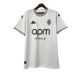 2025-26 Mens  AS Monaco away  white soccer Jersey