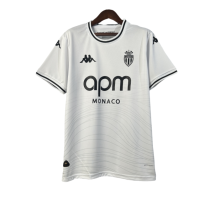 2025-26 Mens  AS Monaco away  white soccer Jersey