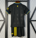 2025-26 KIDS  Manchester United Third away  soccer Jersey