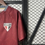 Mens cheap soccer jerseys  Sao Paulo training suit Maroon 2526