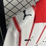 2025-26 Mens Girona home white soccer Jersey