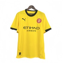 2025-26 Mens Girona away yellow soccer Jersey